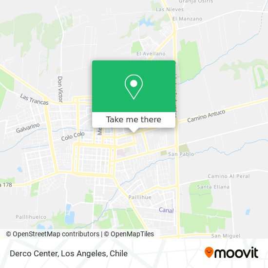 Derco Center map