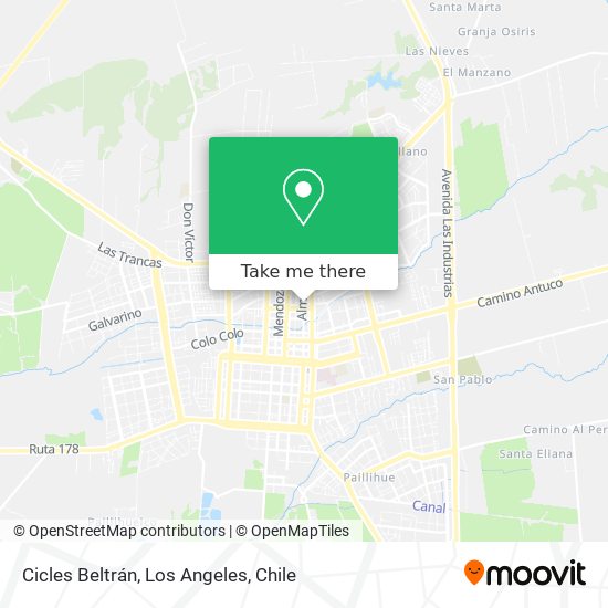 Cicles Beltrán map