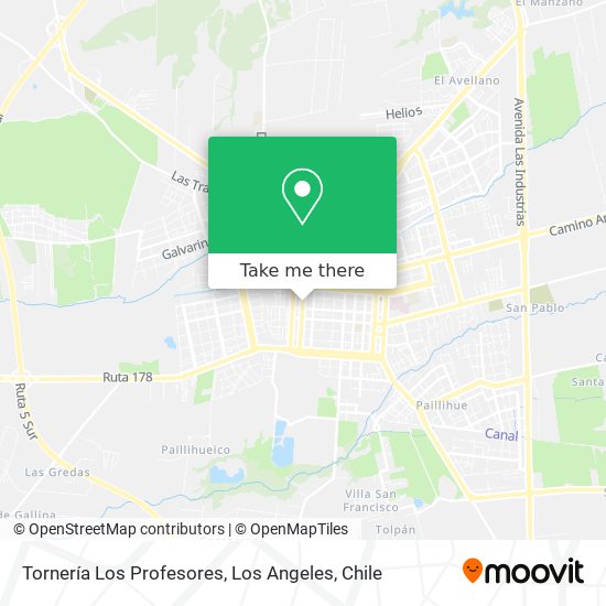 Tornería Los Profesores map