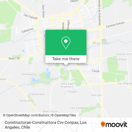 Mapa de Constructoras-Constructora Cvv Conpax