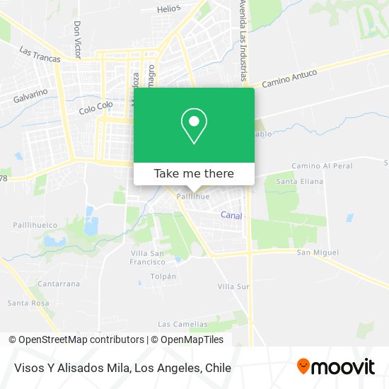 Visos Y Alisados Mila map