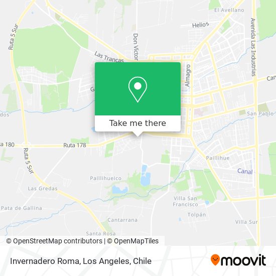 Invernadero Roma map
