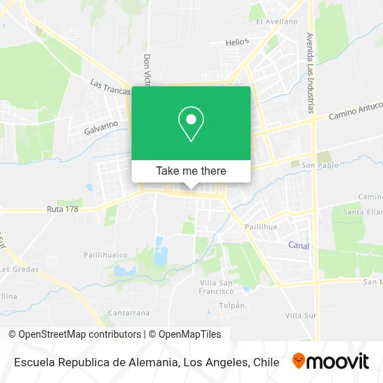 Escuela Republica de Alemania map