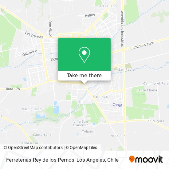 Mapa de Ferreterias-Rey de los Pernos