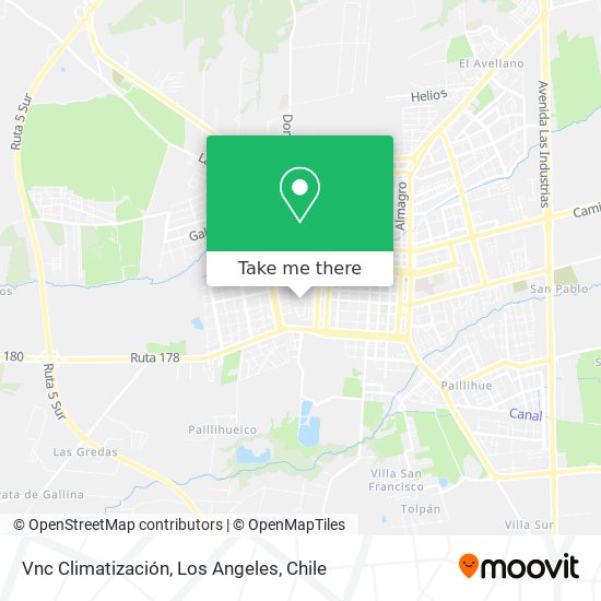 Vnc Climatización map