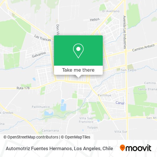 Mapa de Automotriz Fuentes Hermanos