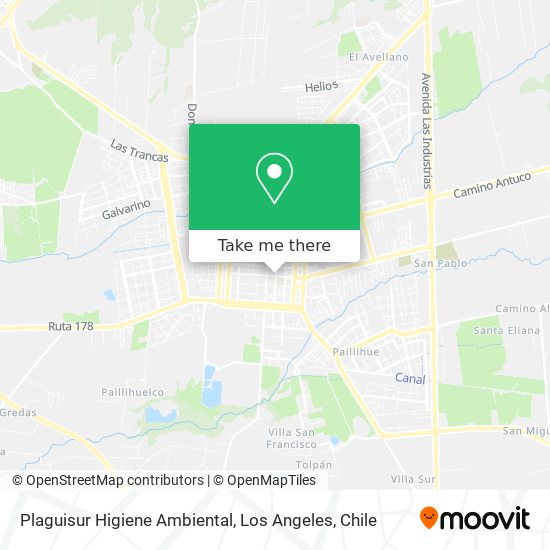 Plaguisur Higiene Ambiental map