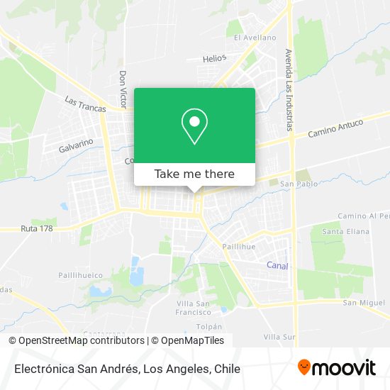 Electrónica San Andrés map