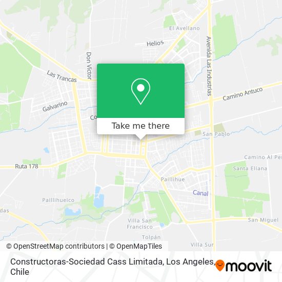 Constructoras-Sociedad Cass Limitada map