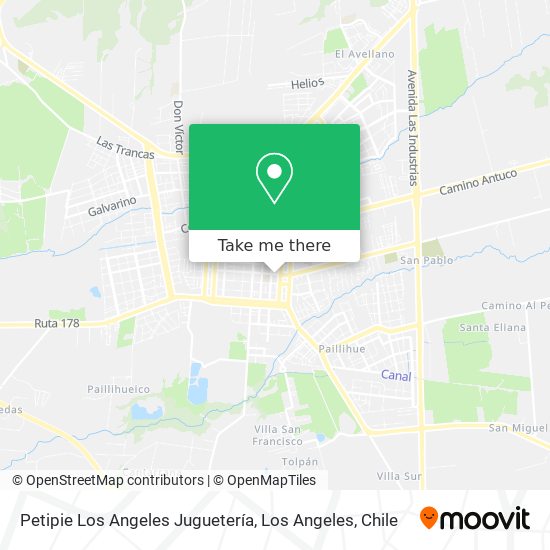 Petipie Los Angeles Juguetería map