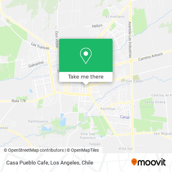 Casa Pueblo Cafe map