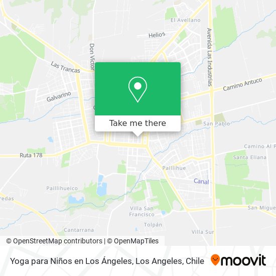 Yoga para Niños en Los Ángeles map