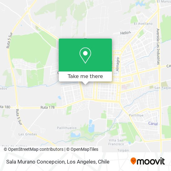 Mapa de Sala Murano Concepcion