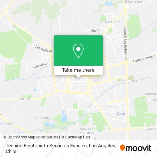 Técnico Electricista-Servicios Facelec map