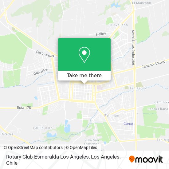 Rotary Club Esmeralda Los Ángeles map