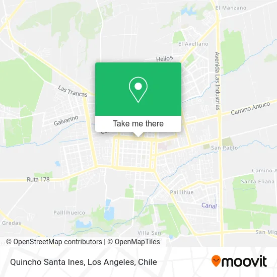 Quincho Santa Ines map