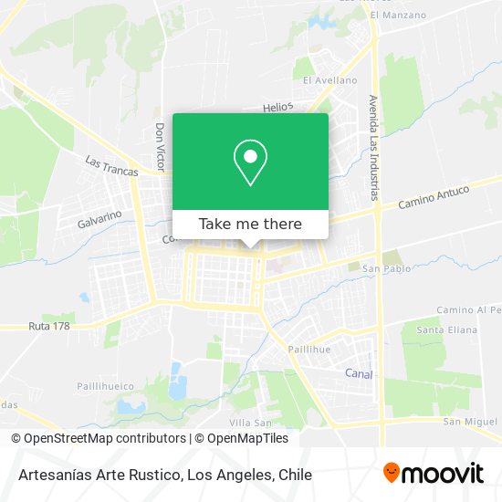 Artesanías Arte Rustico map