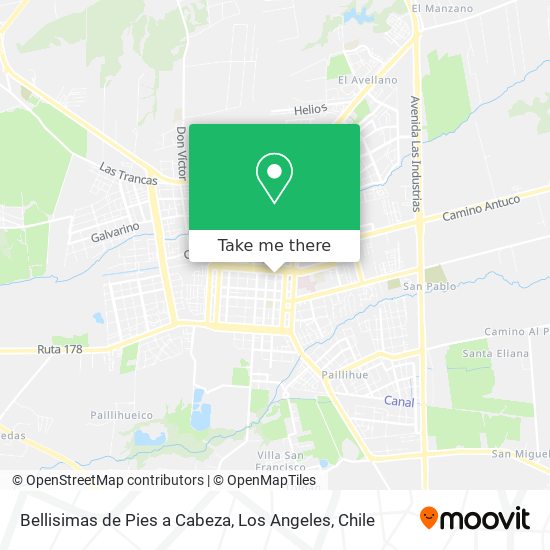 Bellisimas de Pies a Cabeza map
