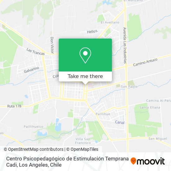 Centro Psicopedagógico de Estimulación Temprana Cadi map