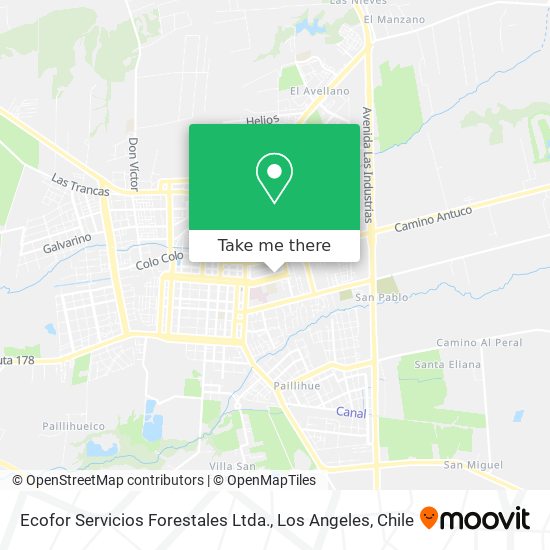 Ecofor Servicios Forestales Ltda. map