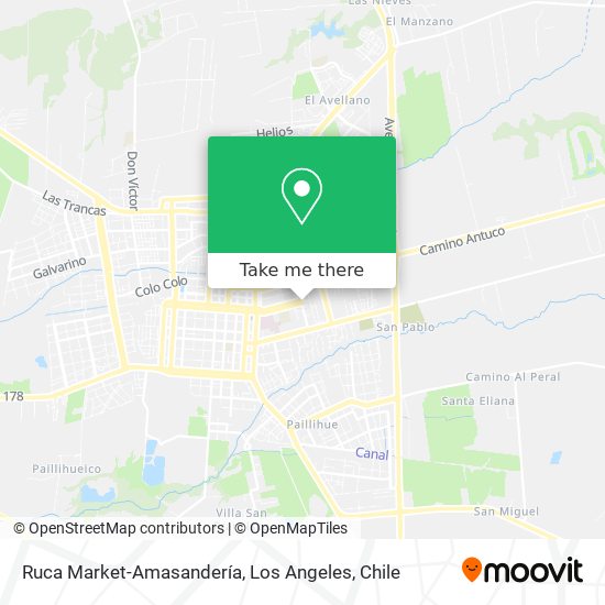Mapa de Ruca Market-Amasandería