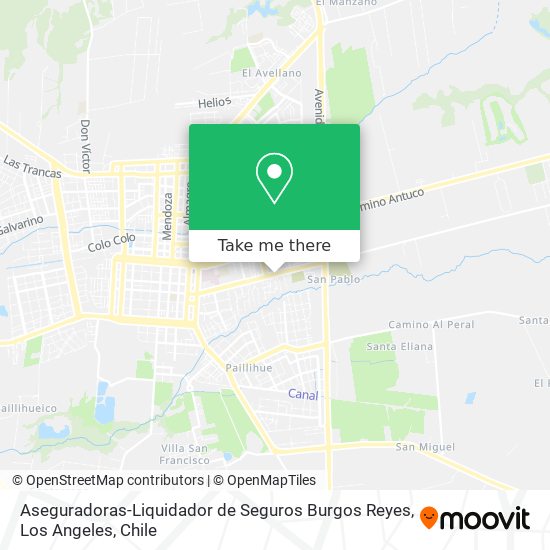 Aseguradoras-Liquidador de Seguros Burgos Reyes map