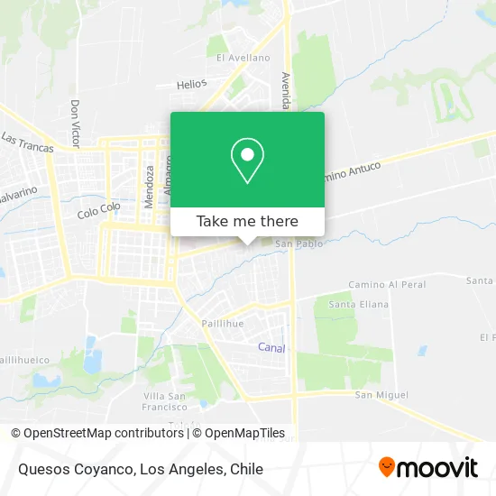 Quesos Coyanco map