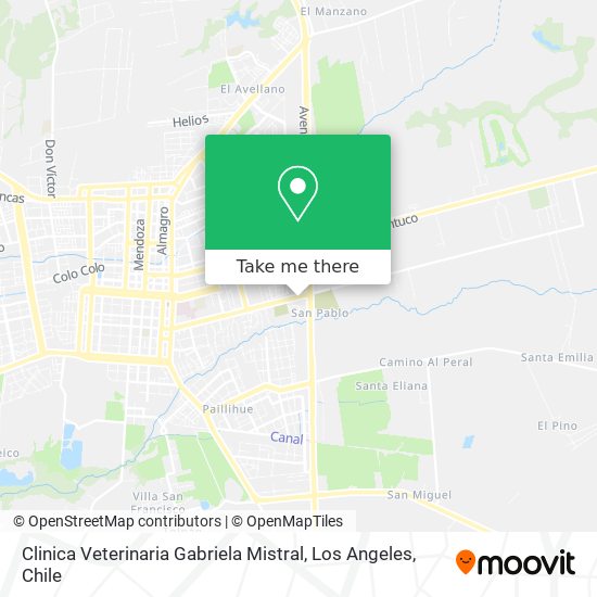 Clinica Veterinaria Gabriela Mistral map