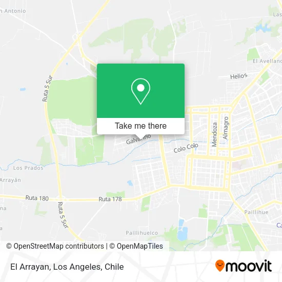 El Arrayan map