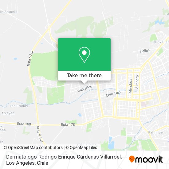 Dermatólogo-Rodrigo Enrique Cárdenas Villarroel map