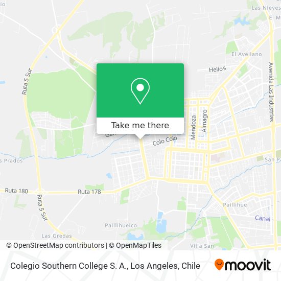 Colegio Southern College S. A. map
