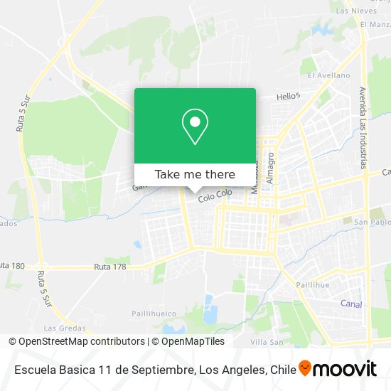 Escuela Basica 11 de Septiembre map