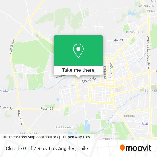 Mapa de Club de Golf 7 Rios