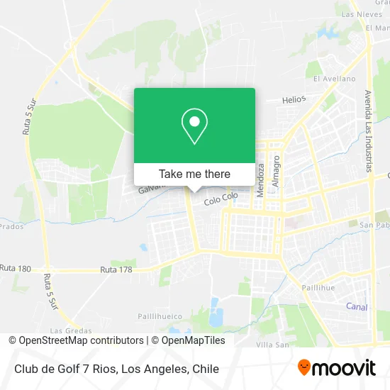 Club de Golf 7 Rios map