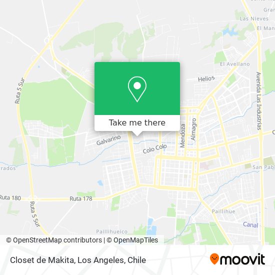 Closet de Makita map