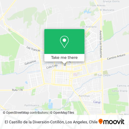 Mapa de El Castillo de la Diversión-Cotillón