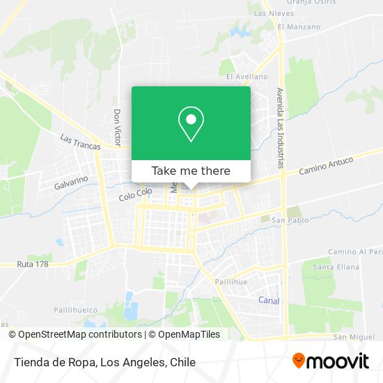 Mapa de Tienda de Ropa