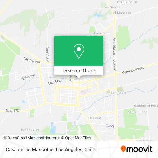 Casa de las Mascotas map