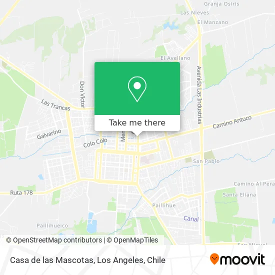 Casa de las Mascotas map