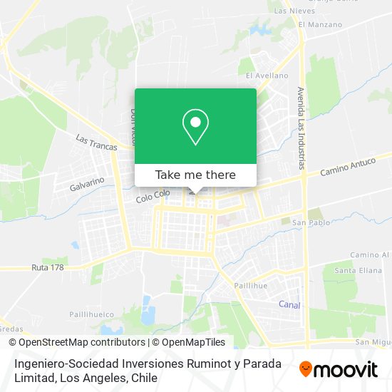 Ingeniero-Sociedad Inversiones Ruminot y Parada Limitad map