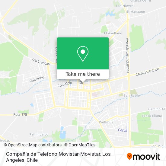 Compañía de Telefono Movistar-Movistar map