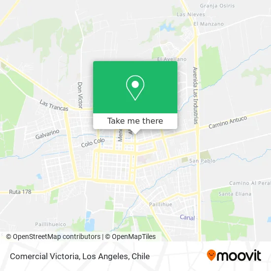Comercial Victoria map