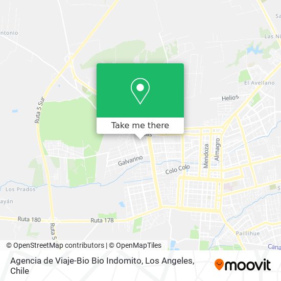 Mapa de Agencia de Viaje-Bio Bio Indomito