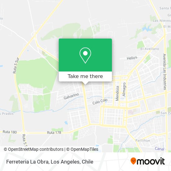 Mapa de Ferreteria La Obra