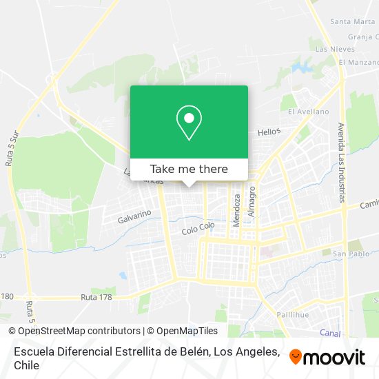 Escuela Diferencial Estrellita de Belén map
