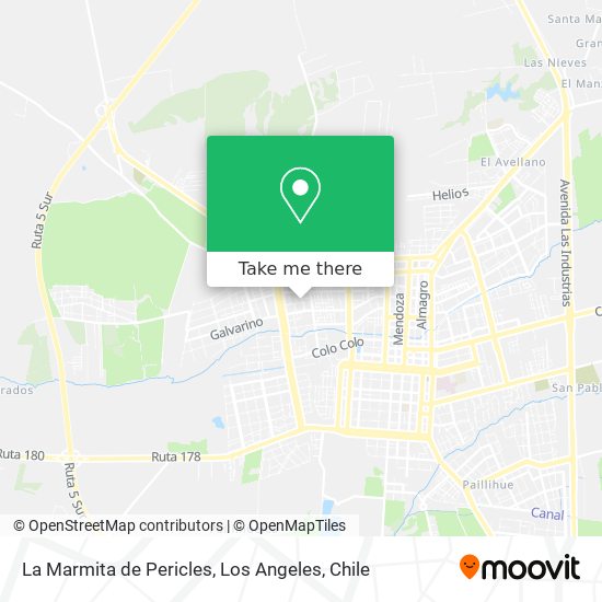 Mapa de La Marmita de Pericles