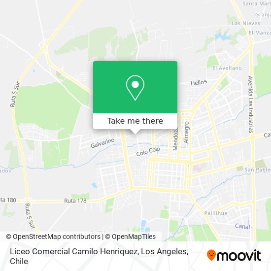 Liceo Comercial Camilo Henriquez map