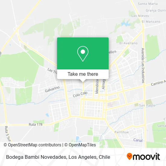 Bodega Bambi Novedades map