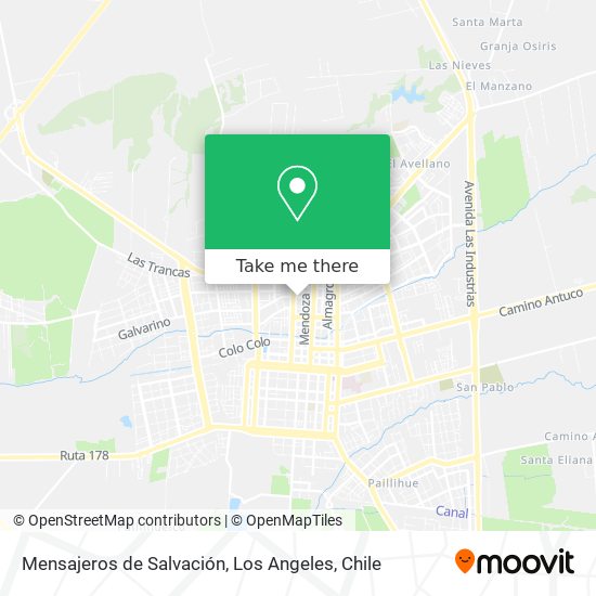 Mensajeros de Salvación map