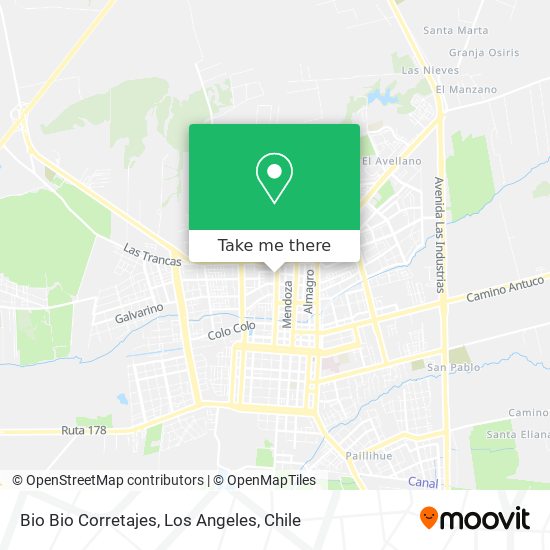 Bio Bio Corretajes map